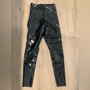 Commando Shiny Black Kids Leggings